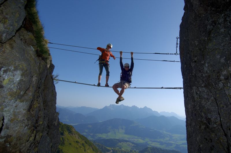 Panorama-Klettersteig, Fieberbrunn, Foto: Niederwieser | Climbers Paradise
