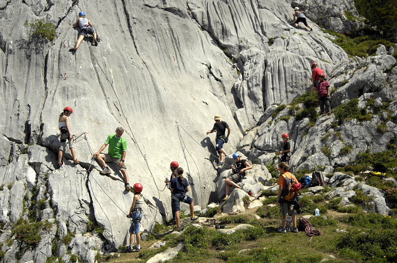 Der Klettergarten Grubastiege, Foto: Sepp Rettenbacher | Climbers Paradise