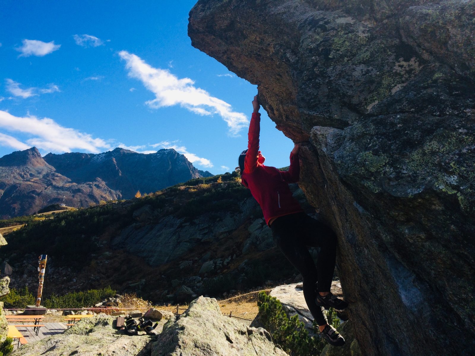 Aussicht beim Bouldern im Silvapark | Climbers Paradise
