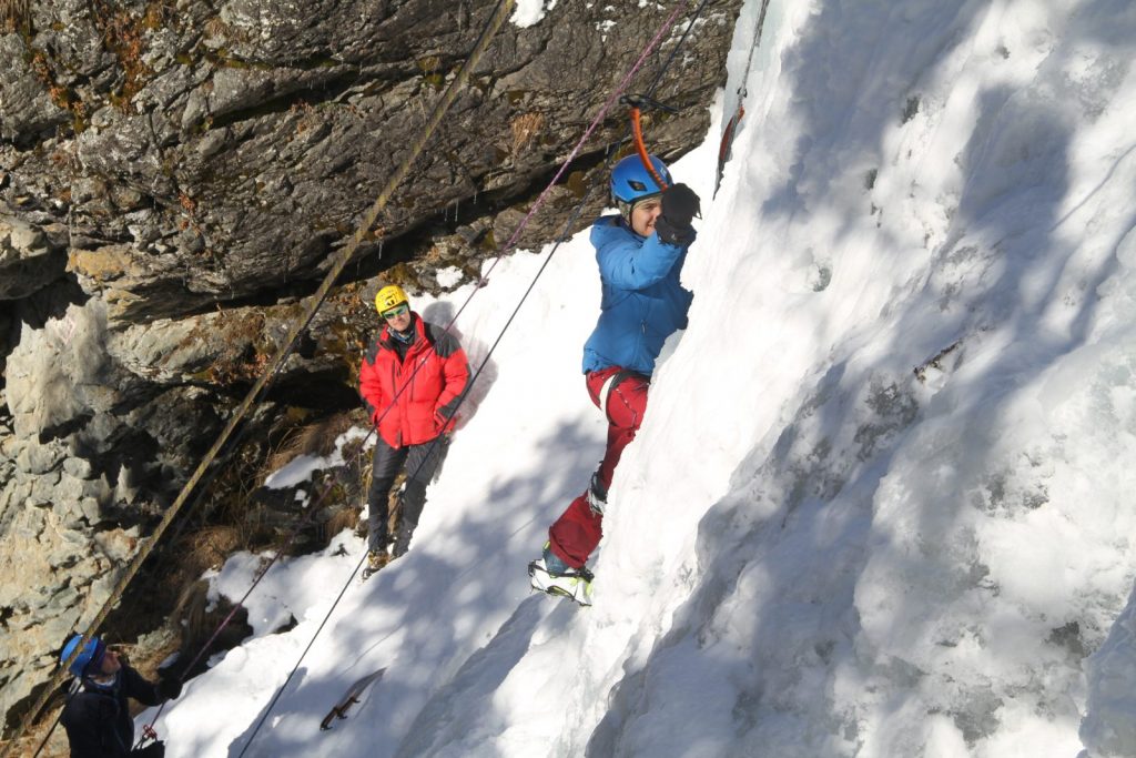 Anfänger wie auch erfahrene Kletterer kommen beim „Eis Total" auf ihre Kosten, Foto: Bernhard Daurer | Climbers Paradise