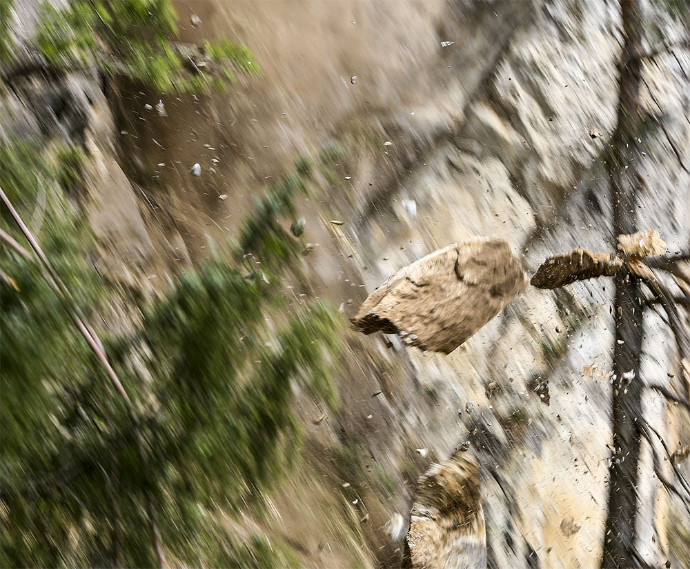 Felsstürze gleich bei der Gefahrenmeldestelle melden, Foto: Mike Gabl | Climbers Paradise