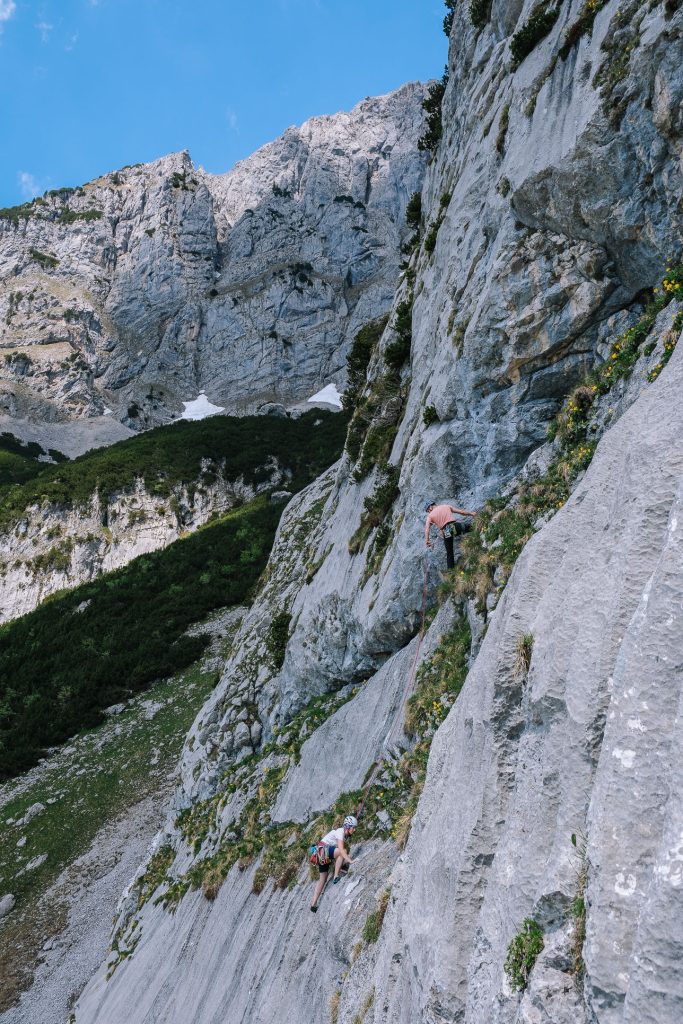 ebike & Climb Multerkarwand Treffauer (Wilder Kaiser). Foto: Simon Schöpf