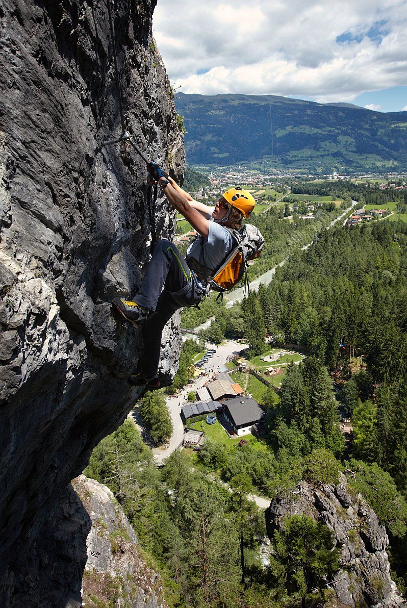 Dopamin Klettersteig in der Galitzenklamm bei Lienz