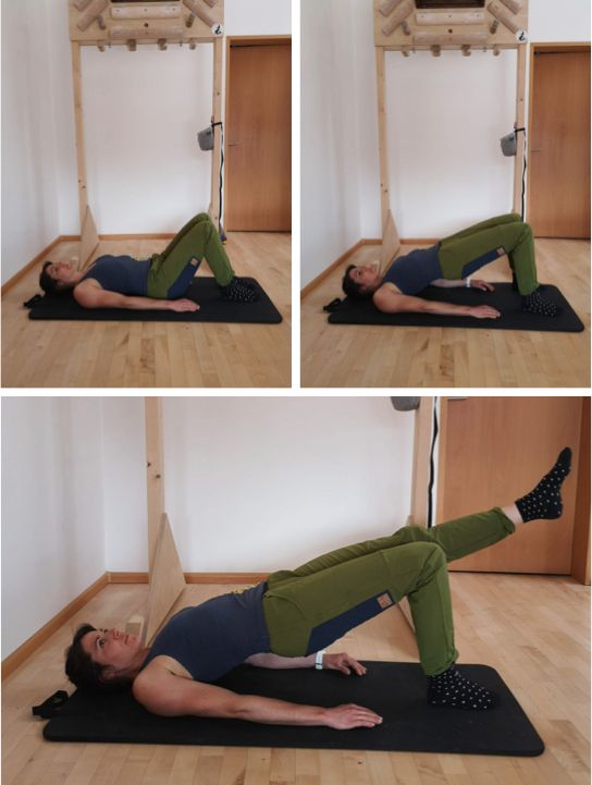back pilates back bridge