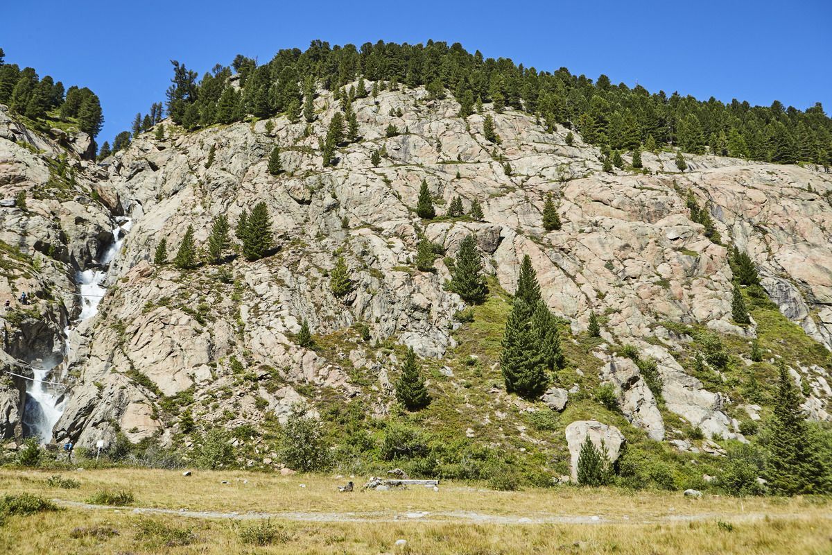 The Fernergries Crag in the upper Kaunertal
