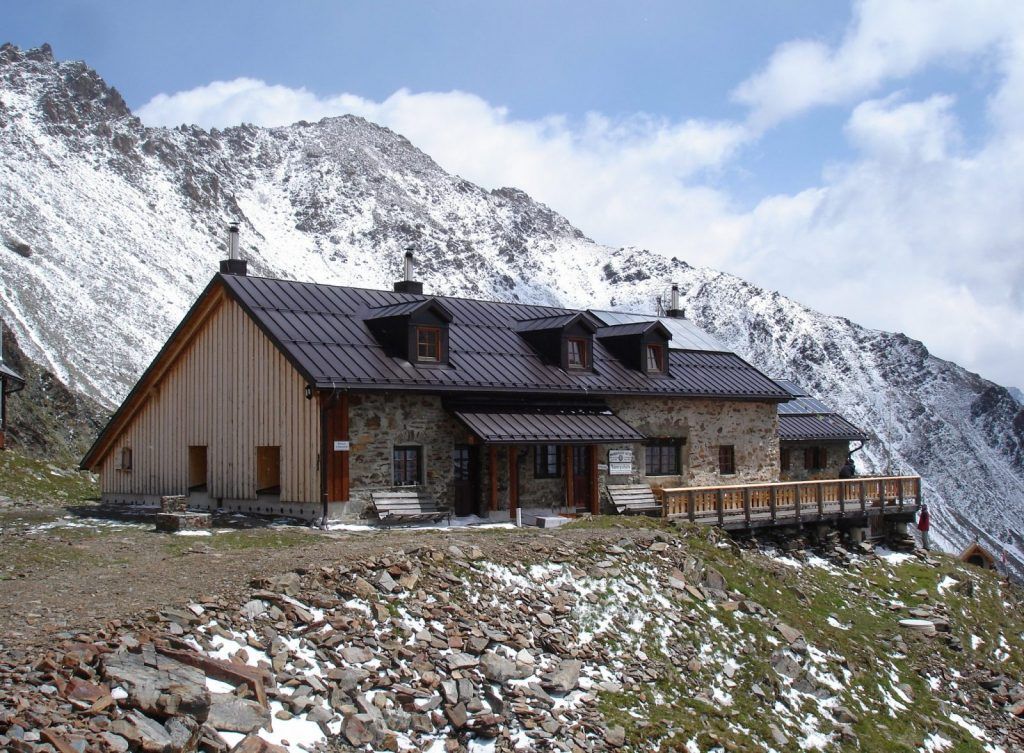 The Kaunergrathütte, at 2,817 metres in the Innerpitztal valley