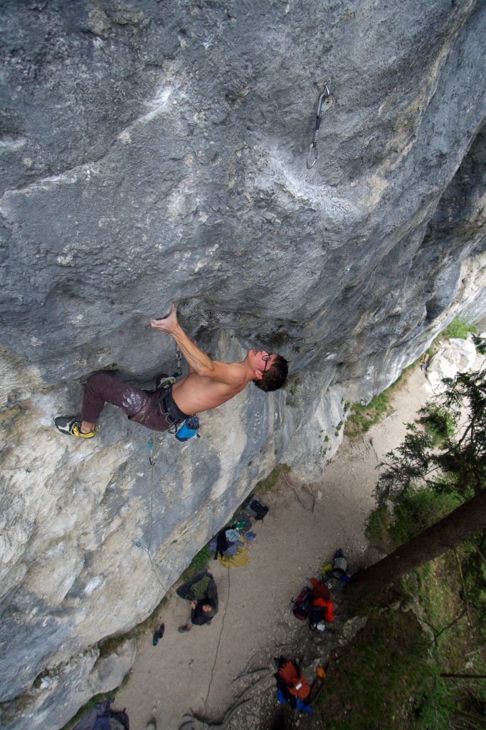 Klettern an der Geisterschmiedwand in Kufstein