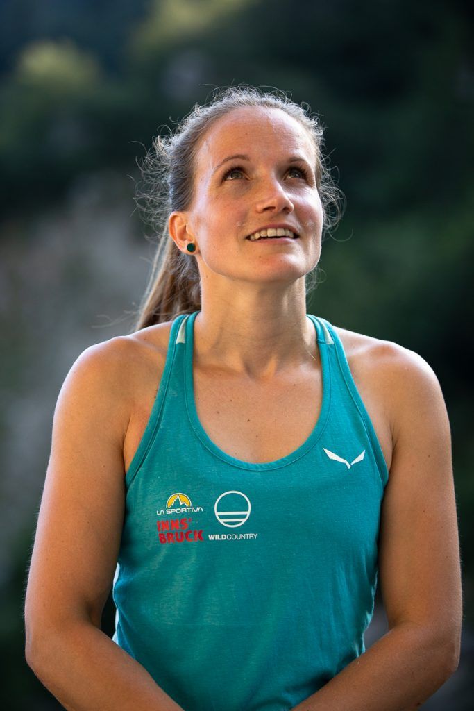 Porträt der Kletterin Anna Stöhr