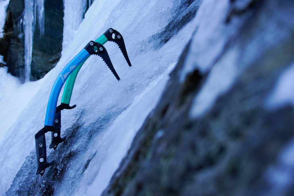 AustriAlpin K.ICE.R Eisgerät im Eisfall
