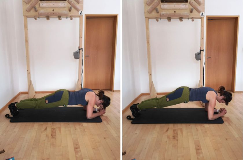 Scapula pushes
