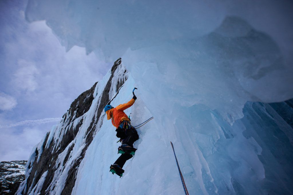 Eisklettern mit dem K.ICE.R im Renkfall