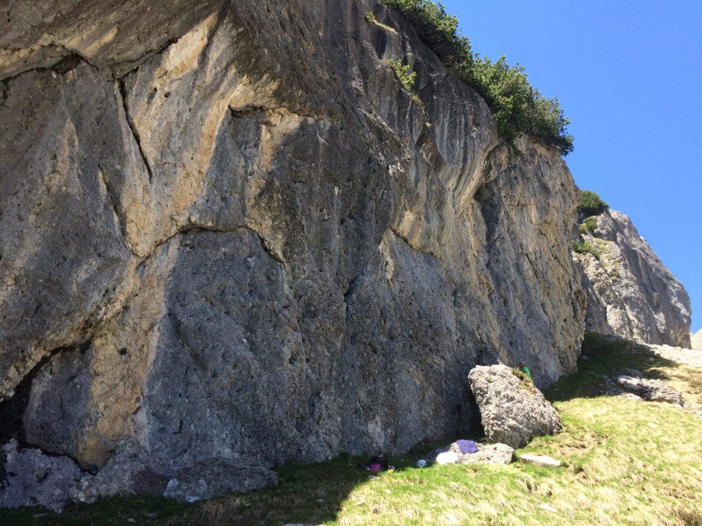 Klettergarten oberhalb der Muttekopfhütte