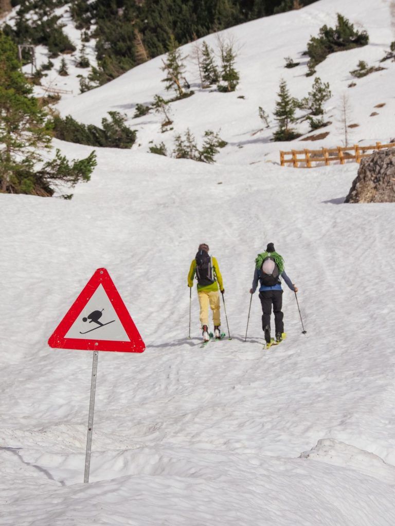Skitour im winterlichen Muttekopfgebiet oberhalb von Imst
