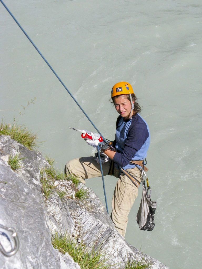 Renovation work at the Rock Climbing Area near Stams