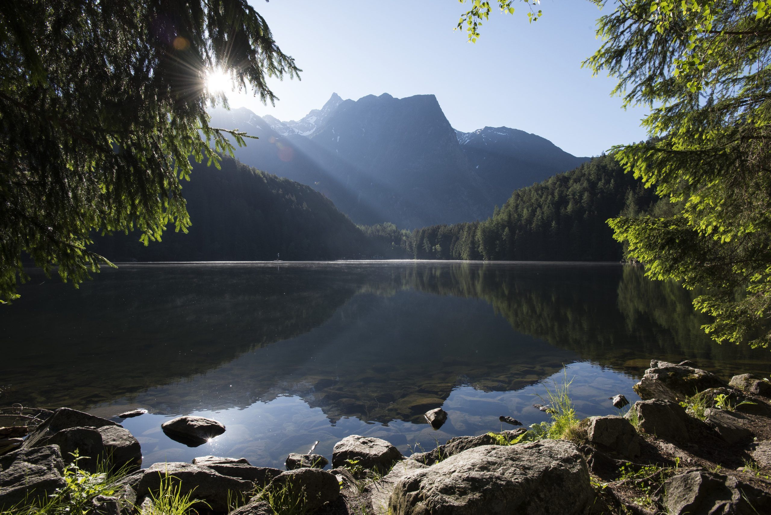 Der Piburger See im Ötztal