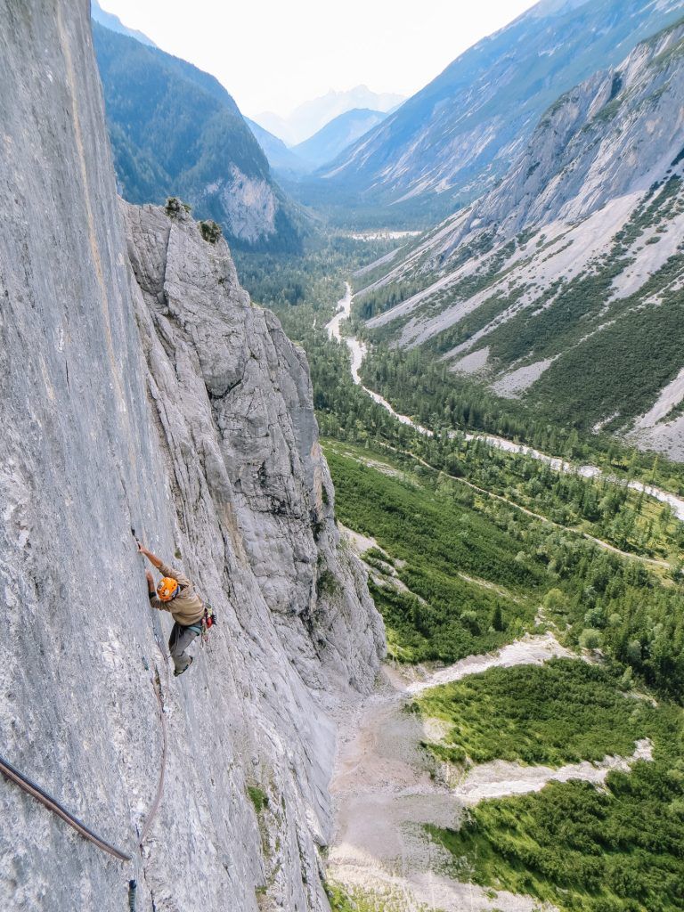 Die Repswand im Karwendel