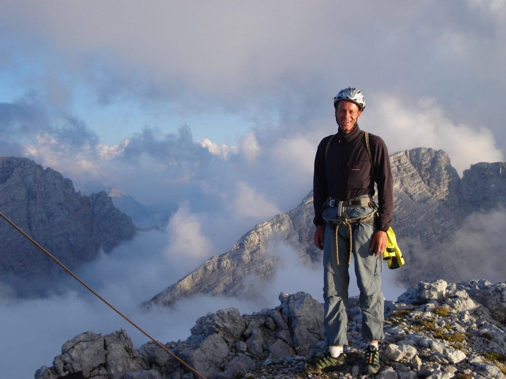Blick über die Wand der Route EndeNie
