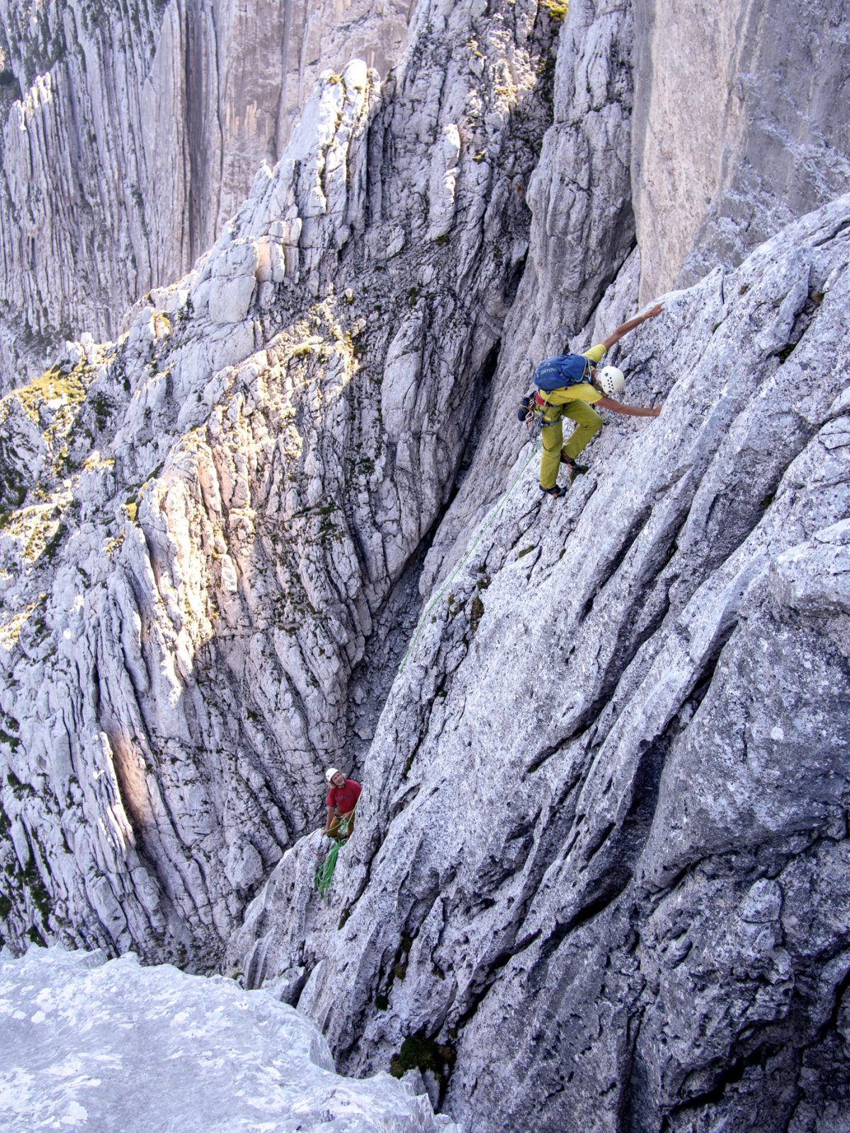 Blick auf die Wände des Wilden Kaisers
