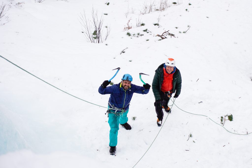 Eisklettern für Anfänger in Tirol