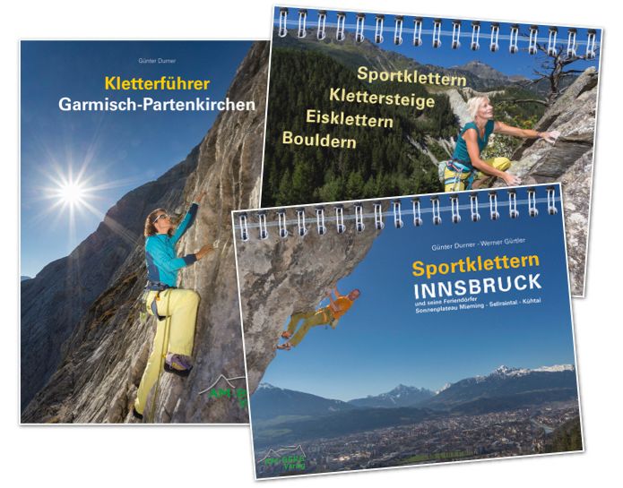 Printed climbing guides published by Am-Berg Verlag
